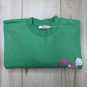 Pangaia X Future Nostalgia Dua Lipa 2022 Tour Green Sweatshirt Adult Size XL